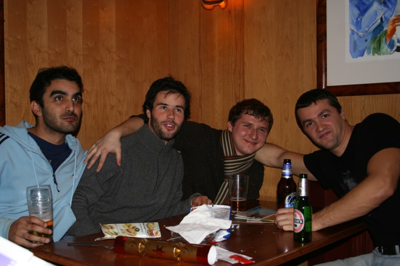 At the bar
