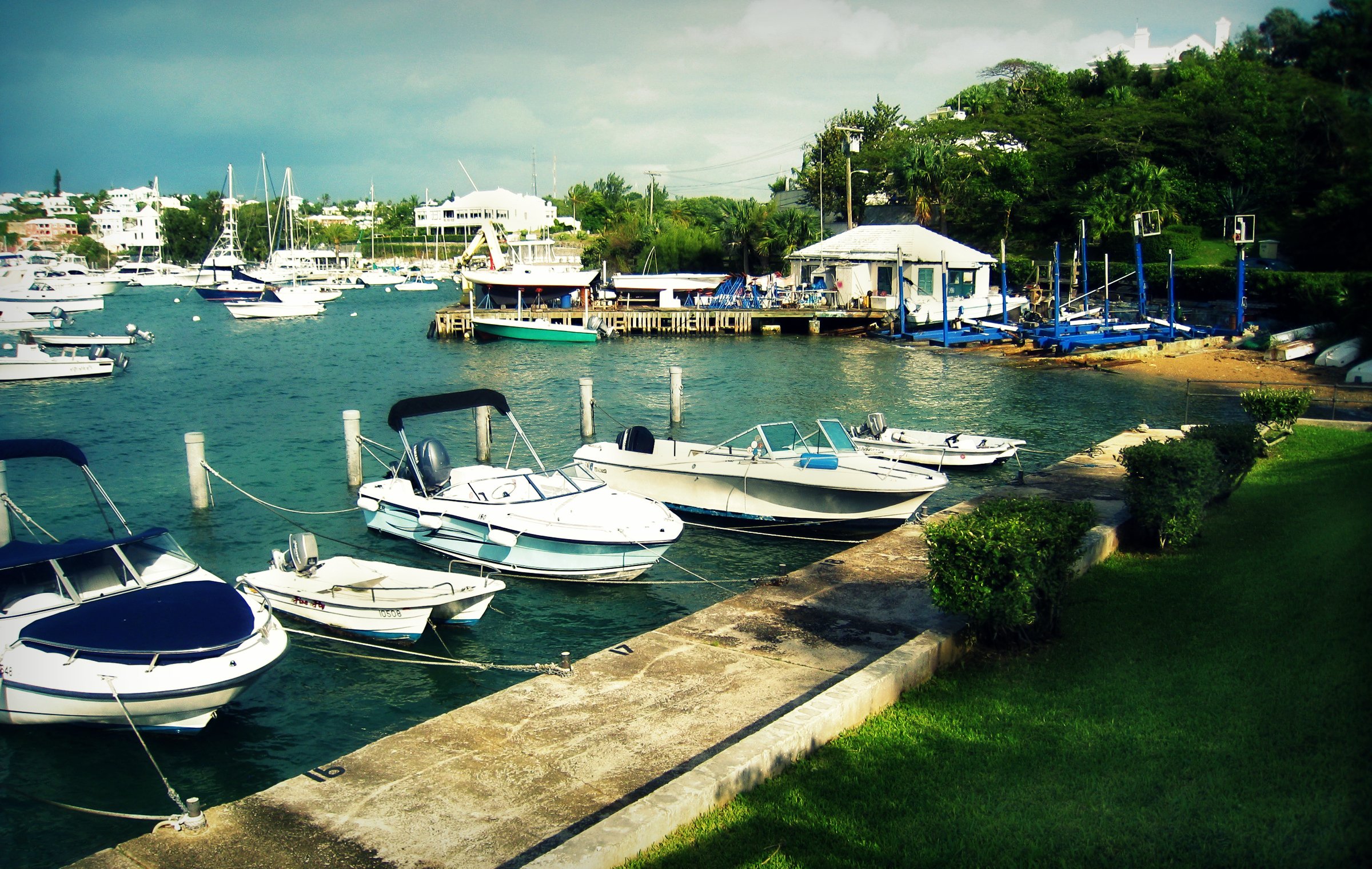 By the dock