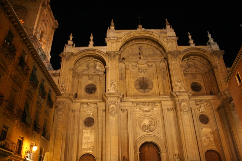 Cathedral at night