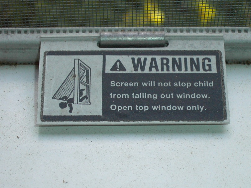 Falling baby