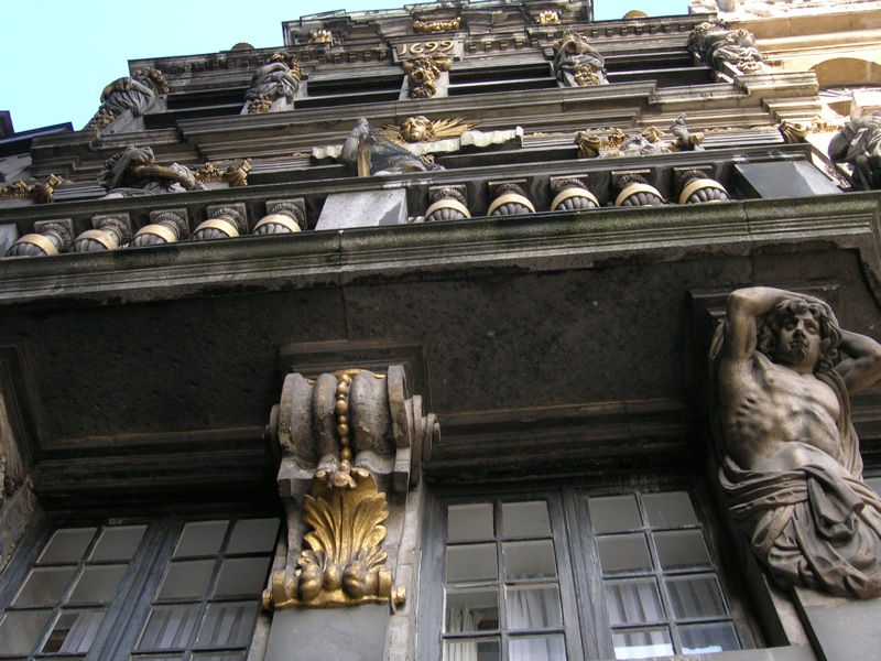 Gilded façade