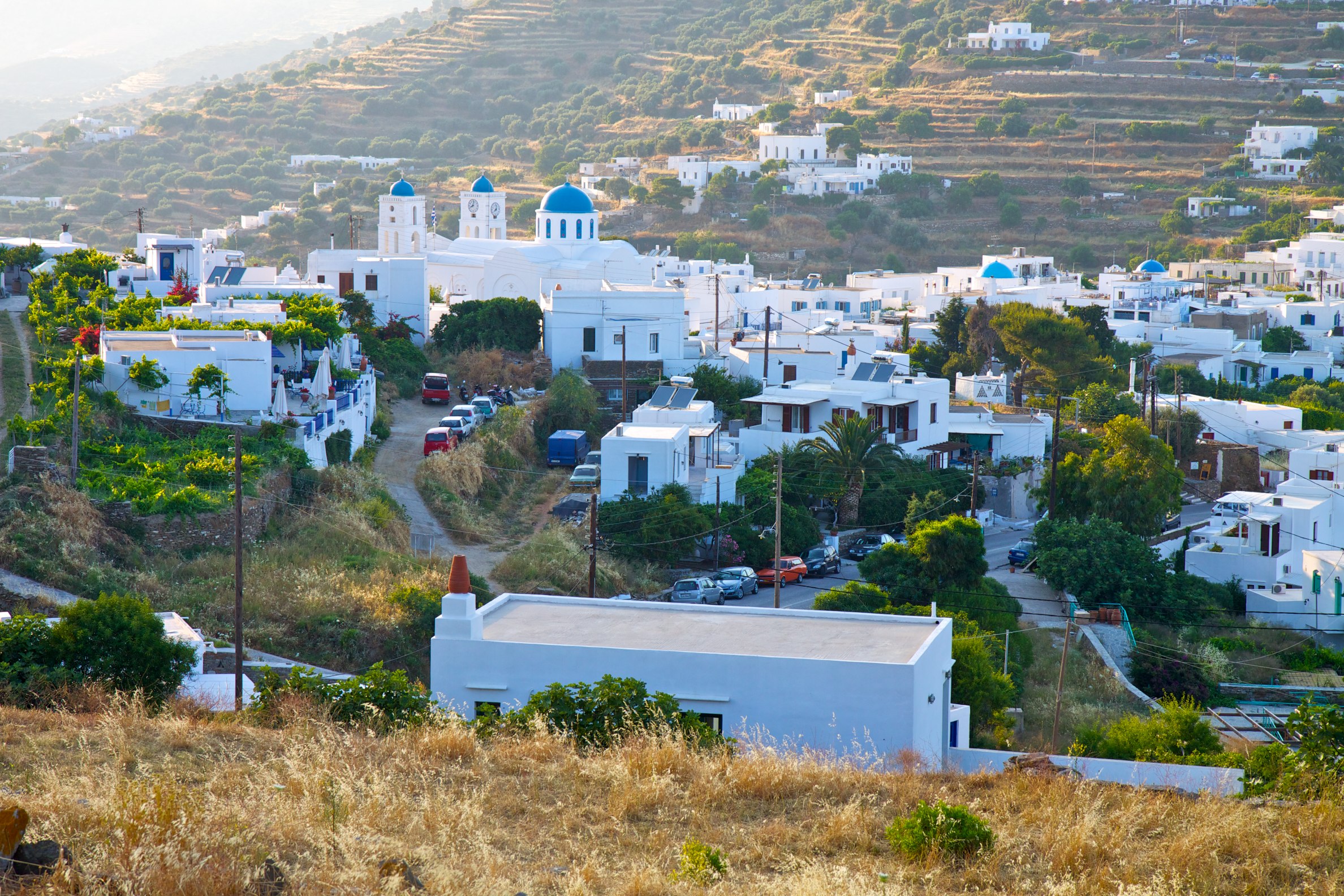 Greek valley village