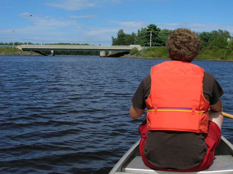 Heading for the bridge