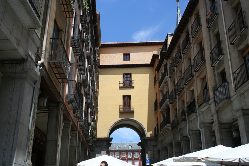 Into Plaza Mayor