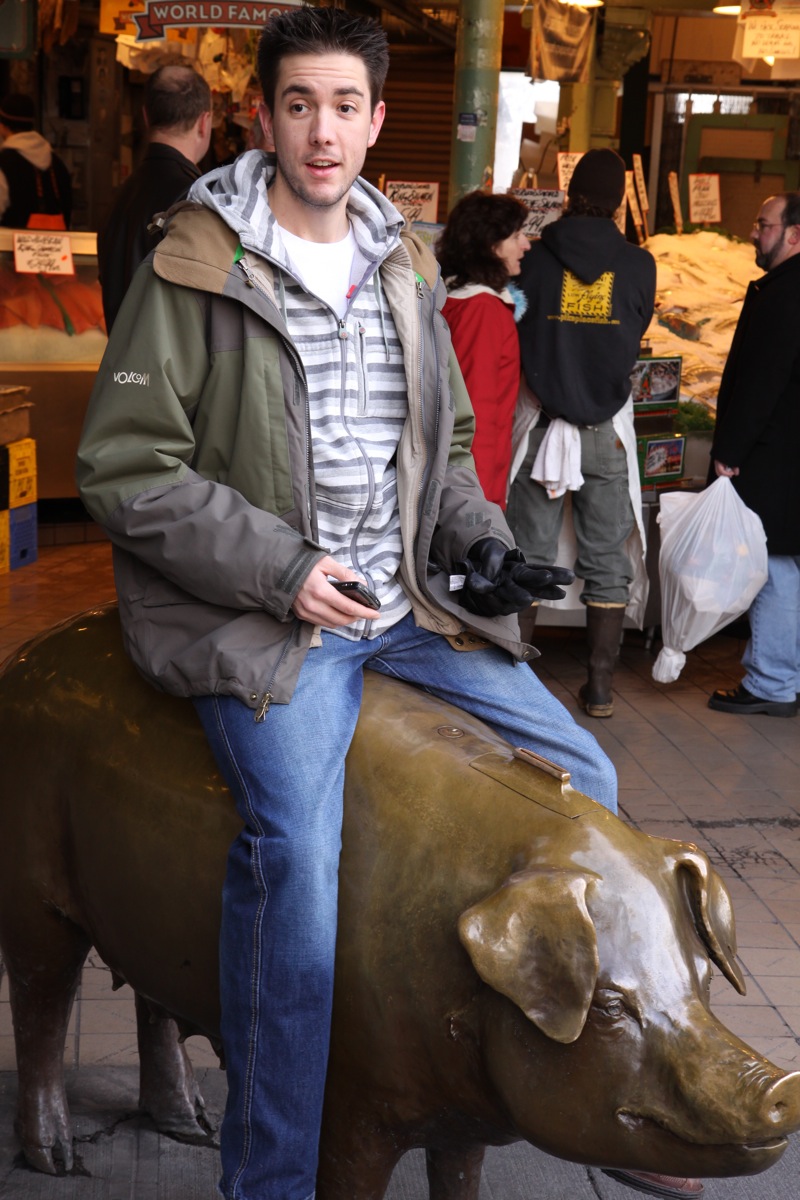 Jordan on pig