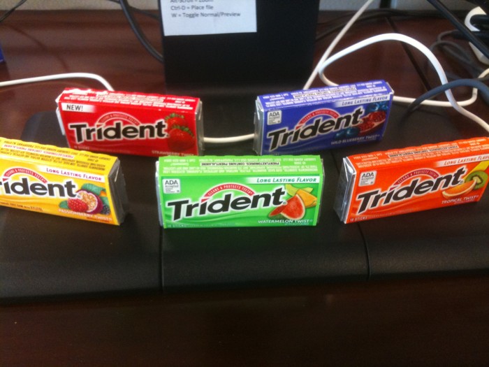 My chewing gum army.