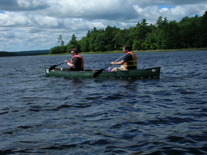 On the water