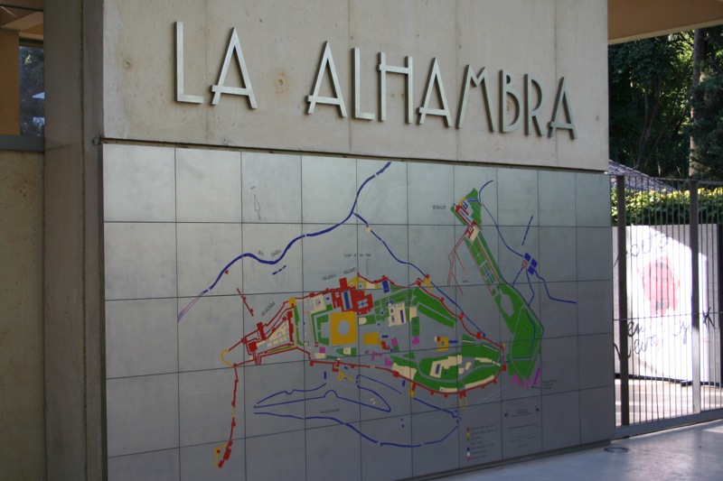 Plano de la Alhambra