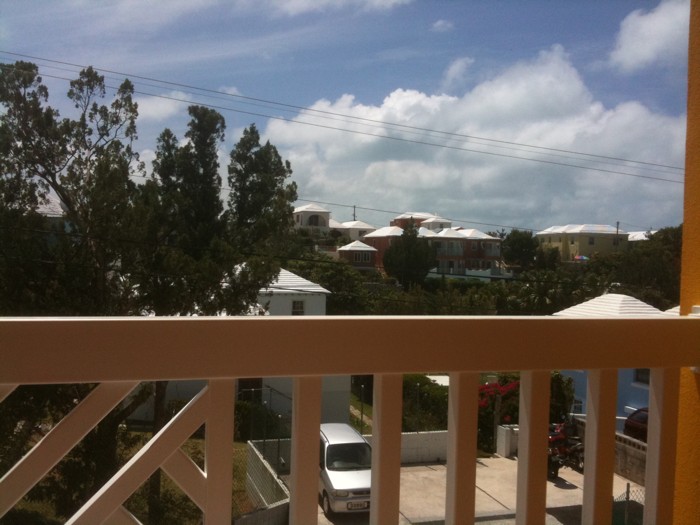 Reading a book on my balcony. Can't complain.