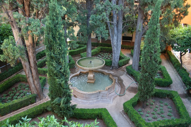 Sheltered garden
